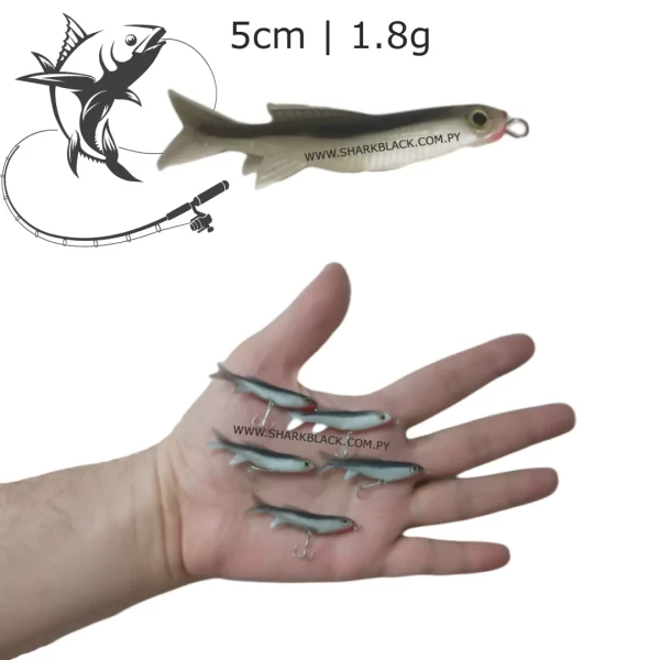 Señuelo SBK Shark 5cm Set x5 – Pesca Ultraliviana
