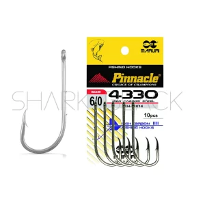 Anzuelo Pinnacle 4330 C/ Acero al carbono c/ tratamiento anti óxido.