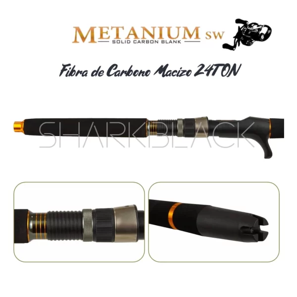 Vara Sumax Metanium Cast SW  Modelos 1.73m y 1.93m - Imagen 2