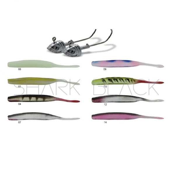 Señuelo Soft Bait Maruri W182 | 10 cm | Pack de 6 Unidades - Imagen 2