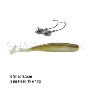 Señuelo Soft Bait W201 | 10 cm | Pack de 6 Unidades