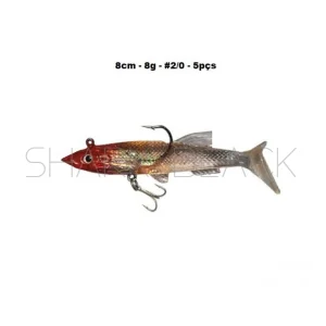Señuelo Soft LW009 | 8 cm | 8 g | #1/0 | Pack de 5 Unidades