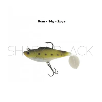 Señuelo Soft LW012 | 8 cm | 14 g | Pack de 2 Unidades