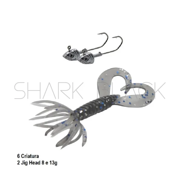 Señuelo Soft Bait W197 | 7 cm | Pack de 6 Unidades