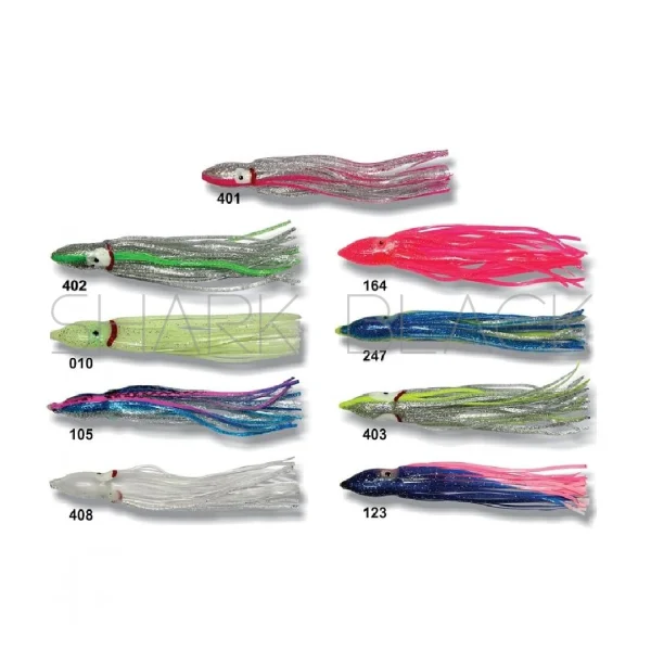 Señuelo Soft Lula OCB | 8 cm | Pack de 6 Unidades