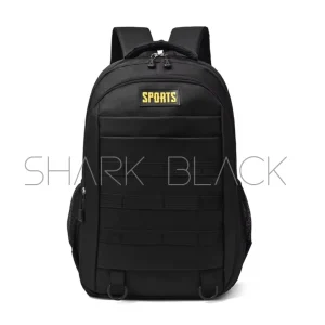 Mochila Táctica Deportiva 46x30x13 cm - Multiuso para Viaje, Outdoor y Escolar Negro