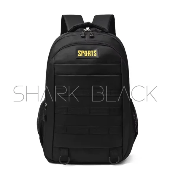 Mochila Táctica Deportiva 46x30x13 cm - Multiuso para Viaje, Outdoor y Escolar Negro