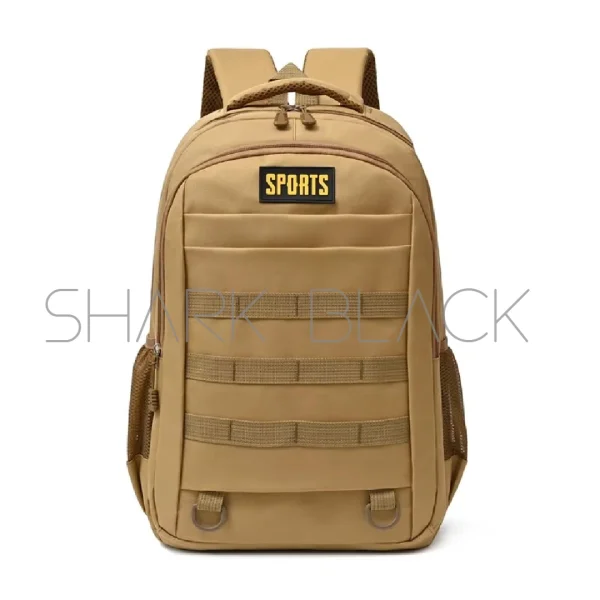Mochila Táctica Deportiva 46x30x13 cm - Multiuso para Viaje, Outdoor y Escolar Marron