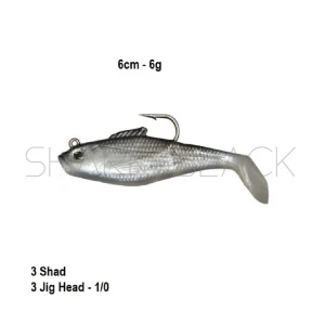 Señuelo Soft LW008 | 6 cm | 6 g | Pack de 3 Unidades