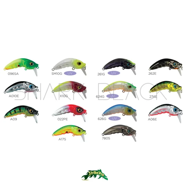 Señuelo Strike Pro EG-112A – 5.5 cm / 6.5g Hunchback 55 - Imagen 2