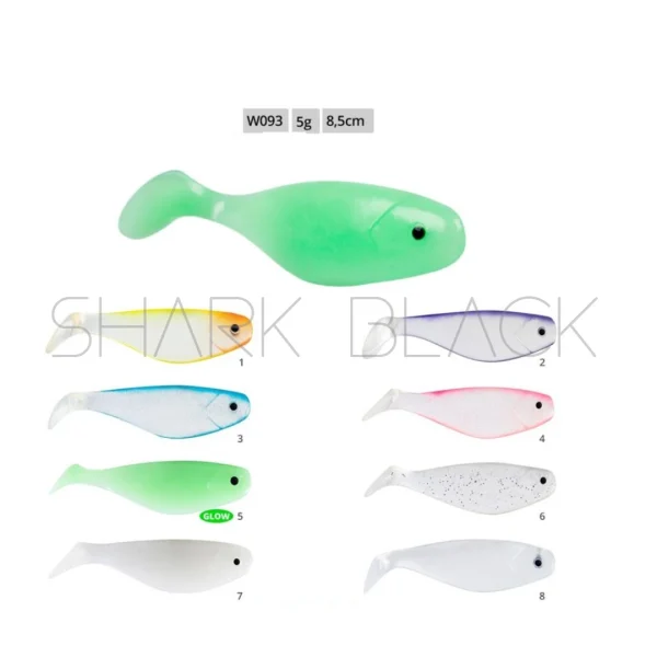 Señuelo Soft W093 | 8,5 cm | 5 pcs