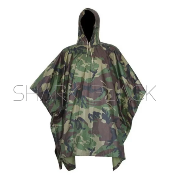 Poncho Impermeable con Capucha - Varios Colores y Camuflados - Imagen 3