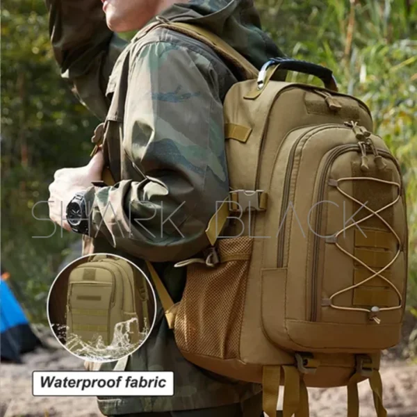 Mochila táctica militar 50L - Color arena - Imagen 3
