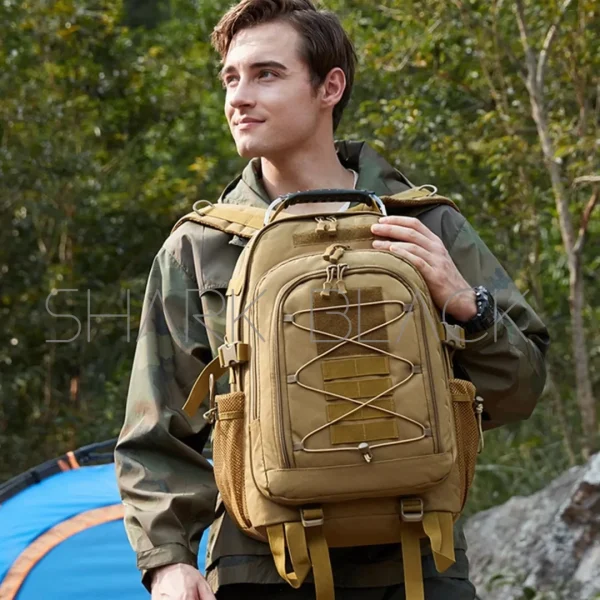 Mochila táctica militar 50L - Color arena - Imagen 6