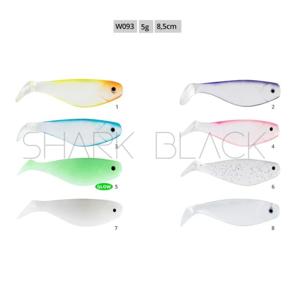 Señuelo Soft W093 | 8,5 cm | 5 pcs - Imagen 2