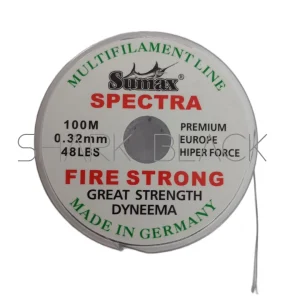 Sumax Spectra Fire Strong Dyneema 100m