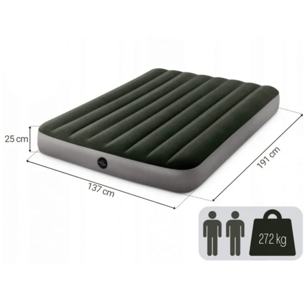 Colchón Inflable Intex 64108 Dura-Beam 137x191x25 cm - Imagen 2