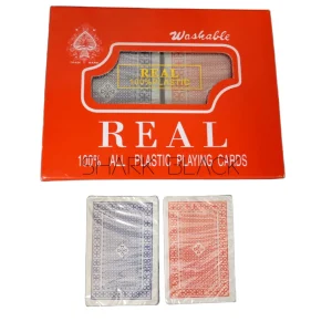 Cartas de Plástico 100% REAL – Lavables (2 mazos)
