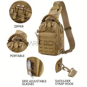 Mochila táctica cruzada multifuncional – 2 colores disponibles
