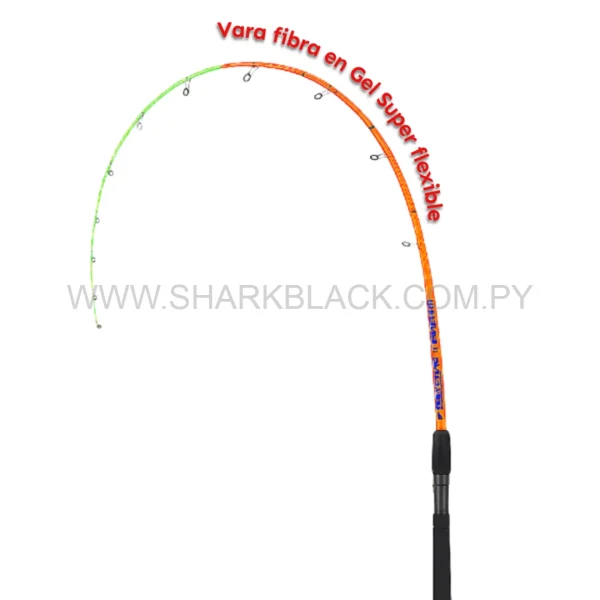 Conjunto de Pesca SEN-PRO con Molinete de 10 Rulemanes y Vara de Fibra en Gel - Imagen 3