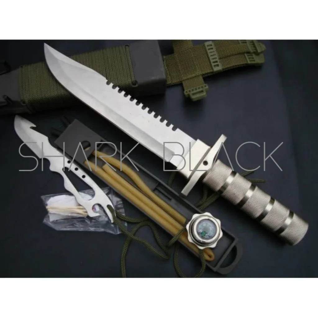 Cuchillo de Supervivencia Jungle King I Plateado SNP0305