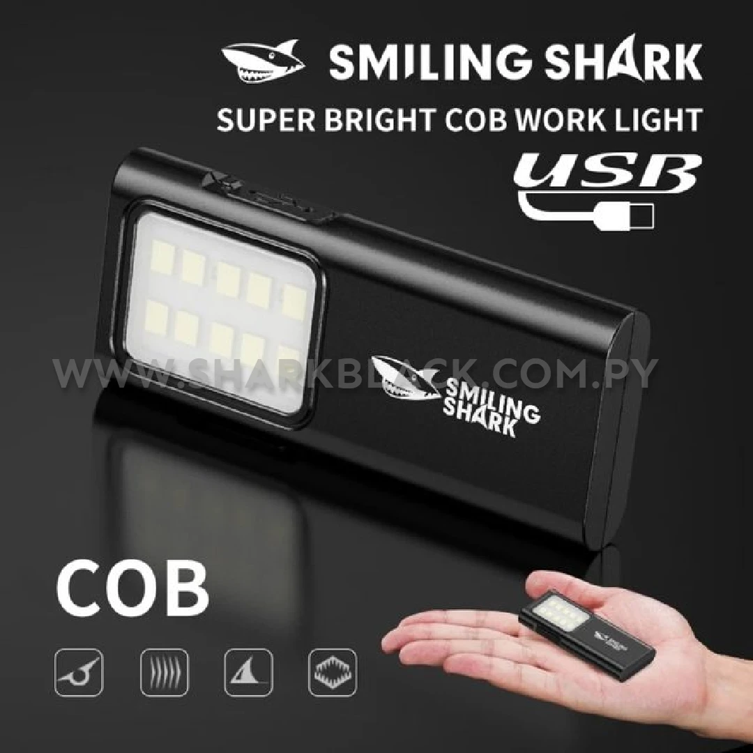 Linterna Shark Mini COB USB TIP-065 Recargable 4 Modos - Imagen 2