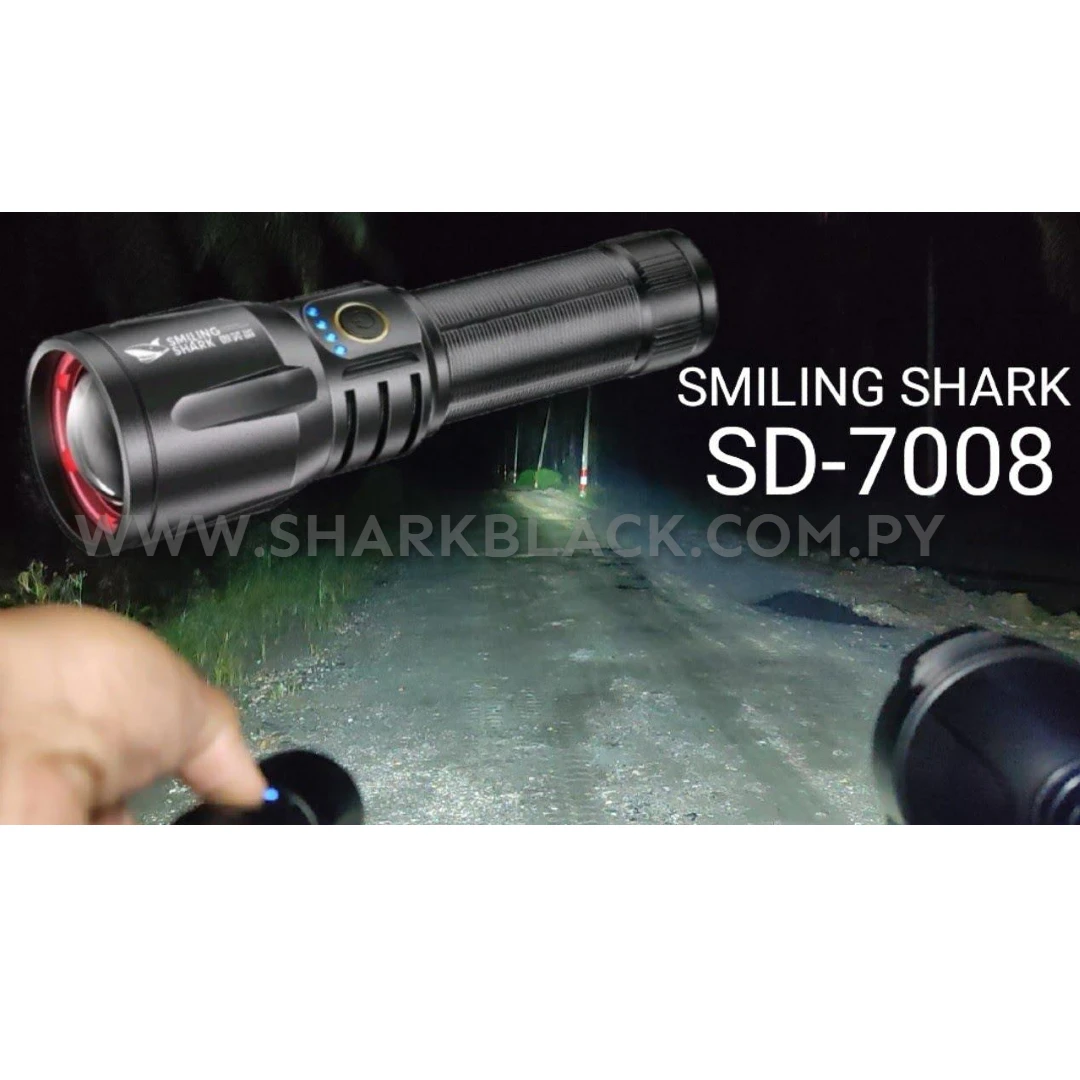 Linterna Shark M80 USB 9.000 lúmenes SD-7008 - Imagen 3