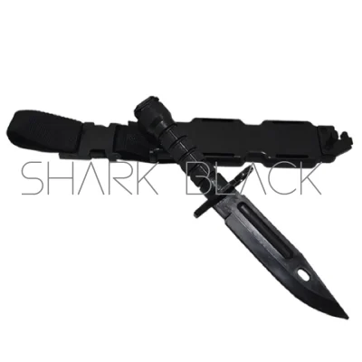 Bayoneta de ENTRENAMIENTO M9 de Goma Negra con Funda SNP0605