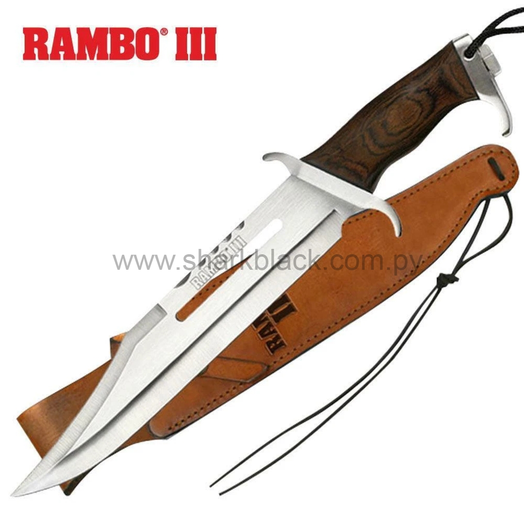 Cuchillo Rambo III First Blood 42CM con Funda AH1295