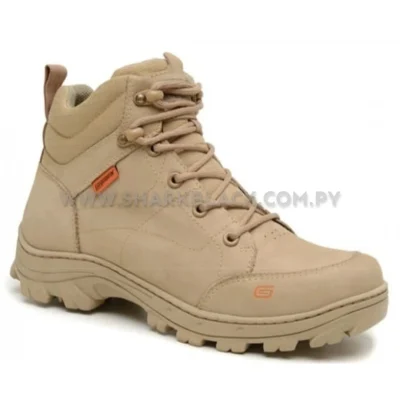 Bota Táctica Militar Cano Corto Kaki HYBRID
