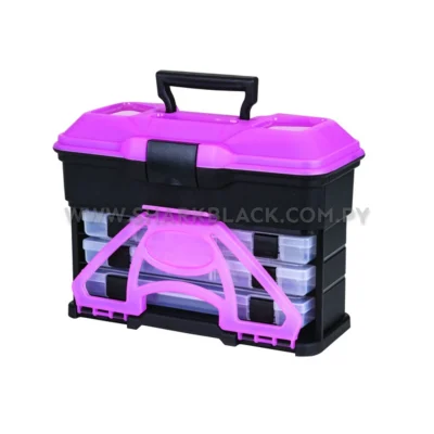 Caja de Pesca Flambeau T3 – Organizador Profesional Multiuso - T3-PK (rosado/negro)