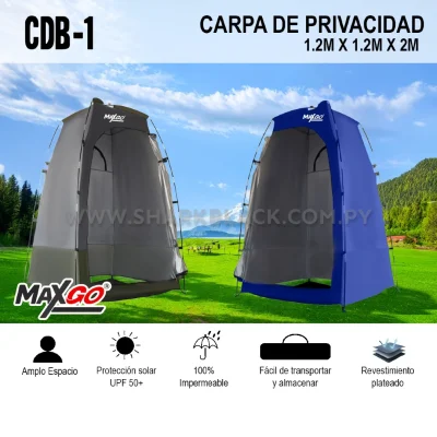 Carpa de Privacidad MaxGo – CDB-1 (1.2M x 1.2M x 2M)