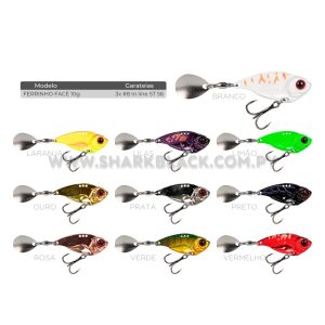 Señuelo metálico Kawana Ferrinho Face 10g
