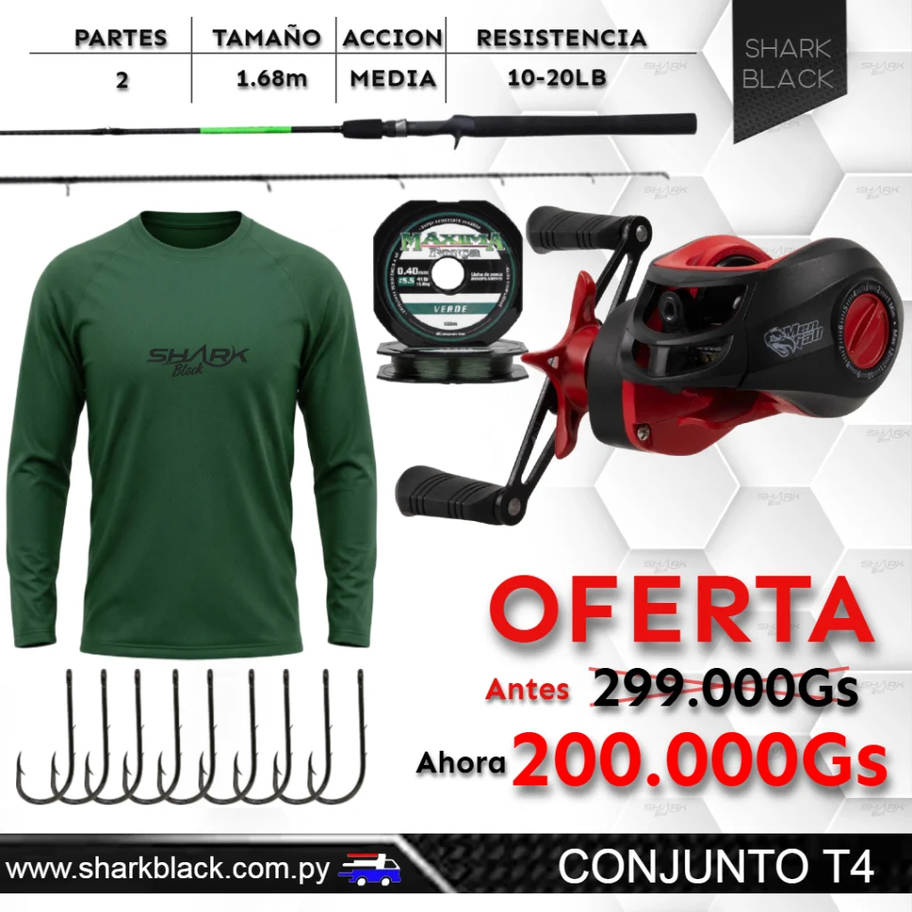 Conjunto T4  Shark Black