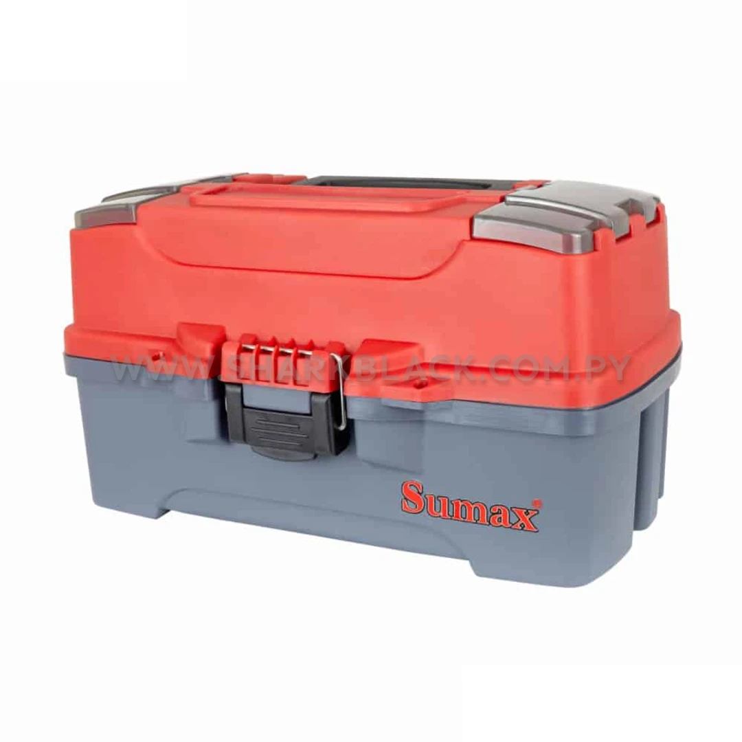 Caja Plástica Sumax CP-2506 para Pesca 35 x 21 x 20 cm