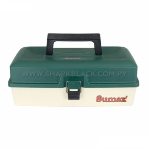 Caja Plástica Sumax CP-2505 para Accesorios de Pesca 33 x 16 x 13 cm