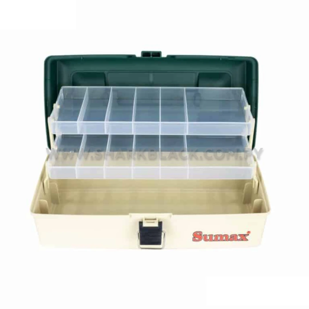 Caja Plástica Sumax CP-2505 para Accesorios de Pesca 33 x 16 x 13 cm - Imagen 3