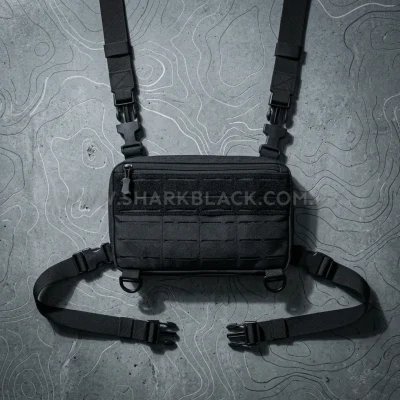 Pechera Táctica MOLLE SOH8176 (Negro / Caqui)