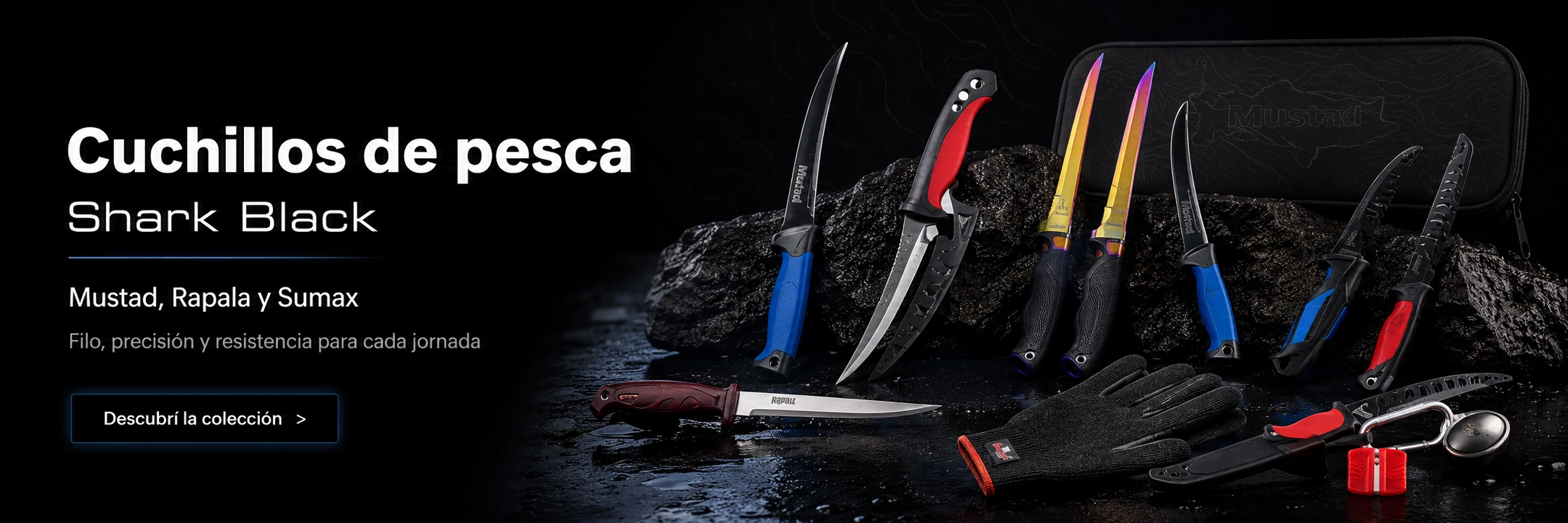 Cuchillos de Pesca SharkBlack