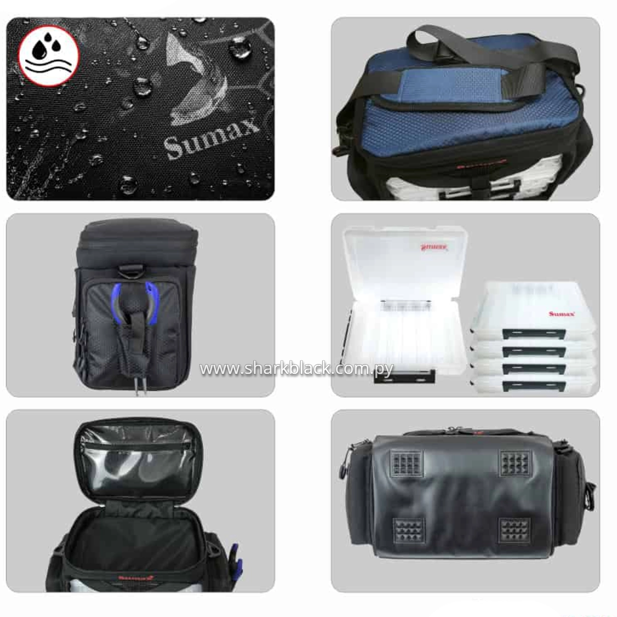 Bolsa de Pesca Premium Sumax SM-2604 con 4 Cajas - Imagen 2