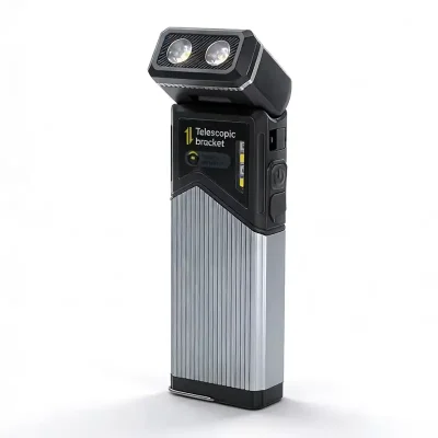 Linterna de Trabajo Telescópica BORUIT EBW2575 – LED Recargable para Camping y Pesca