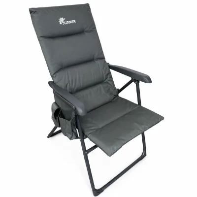Silla Reclinable para Camping Sunmer 15030 – Sillón Plegable Acolchado