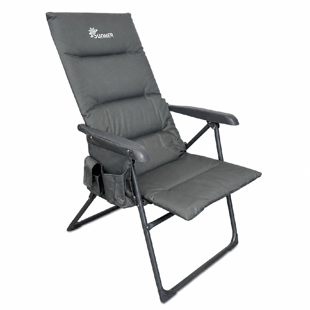 Sillón plegable acolchado Sunmer 15030 para camping, pesca y jardín