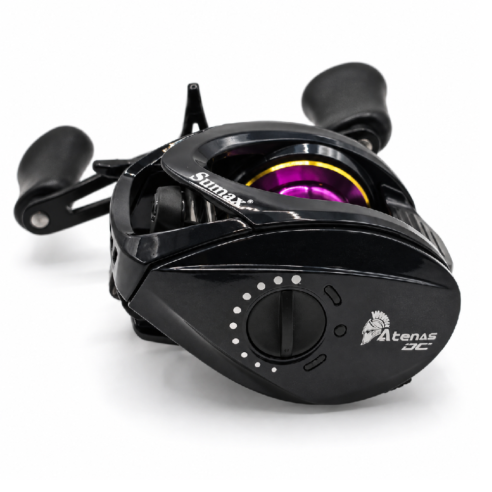 Reel Sumax Atenas DC 9000 Negro – Perfil Bajo, 9 Rulemanes, 7.1:1 - Imagen 8