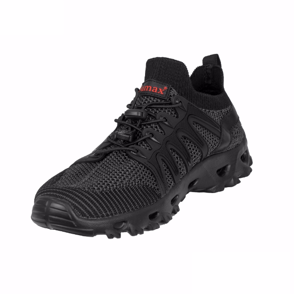 Tenis antideslizante Sumax negro vista lateral