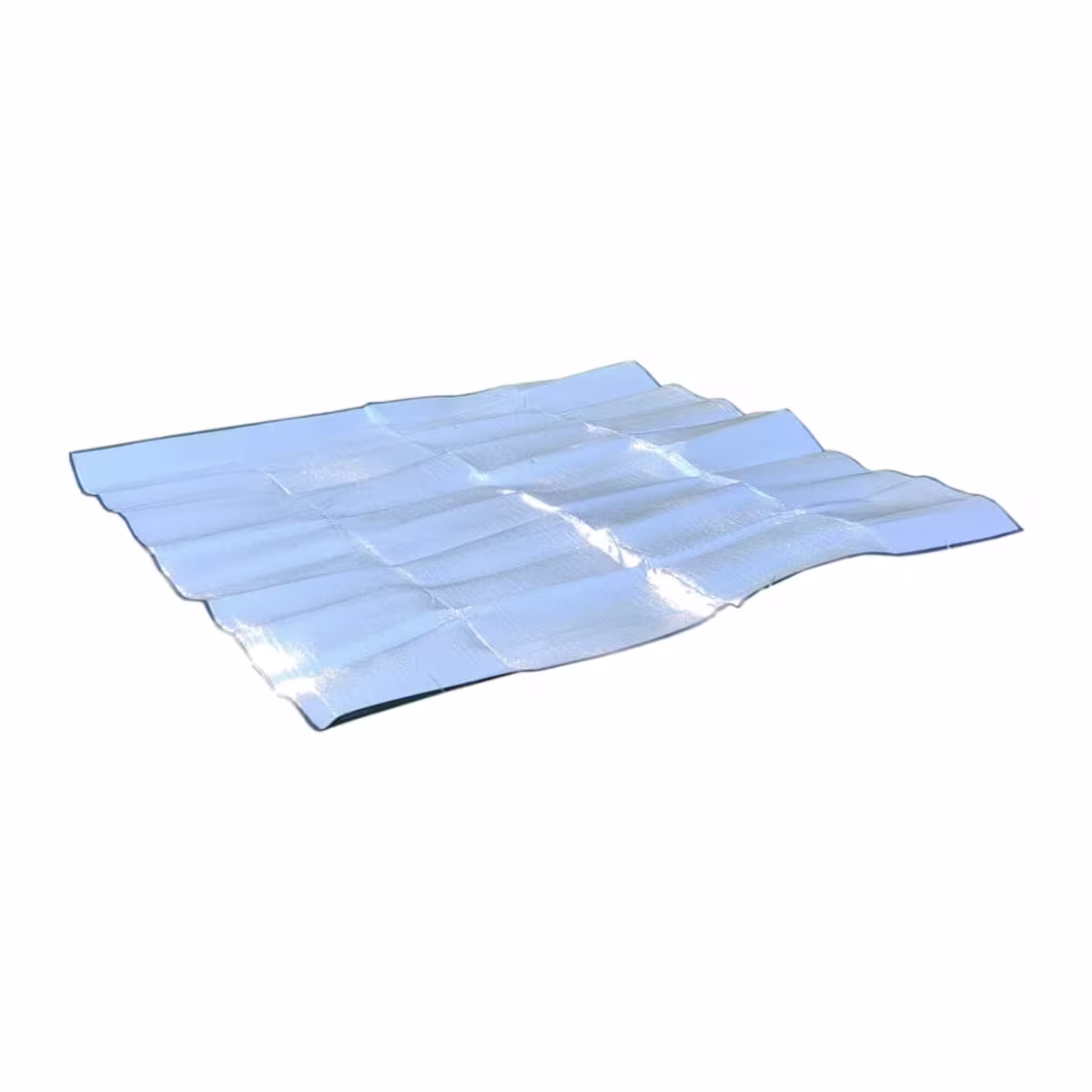 Bolsa de transporte azul de la alfombra térmica MaxGo con el logo estampado en blanco