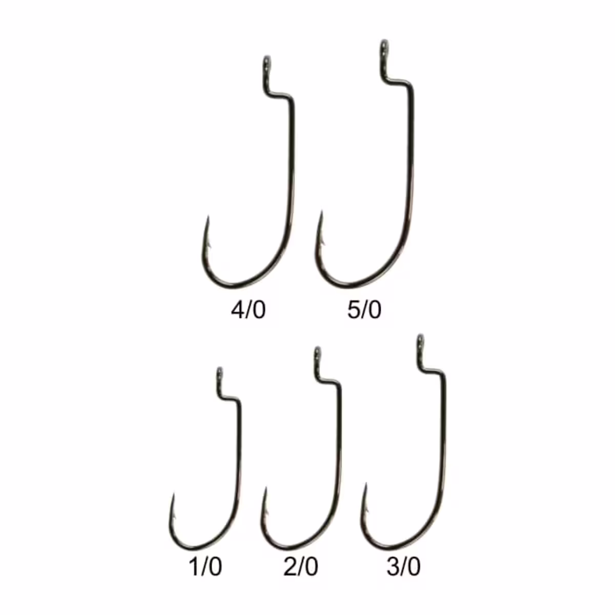 Pack de 25 anzuelos Sumax offset wide gap, acero belga y forjado, en varios tamaños