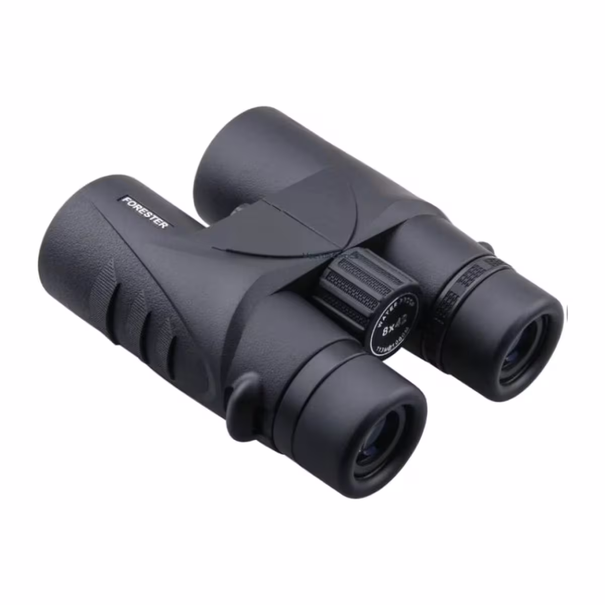 Binocular Forester 8x42 con lentes objetivas multirrevestidas de frente