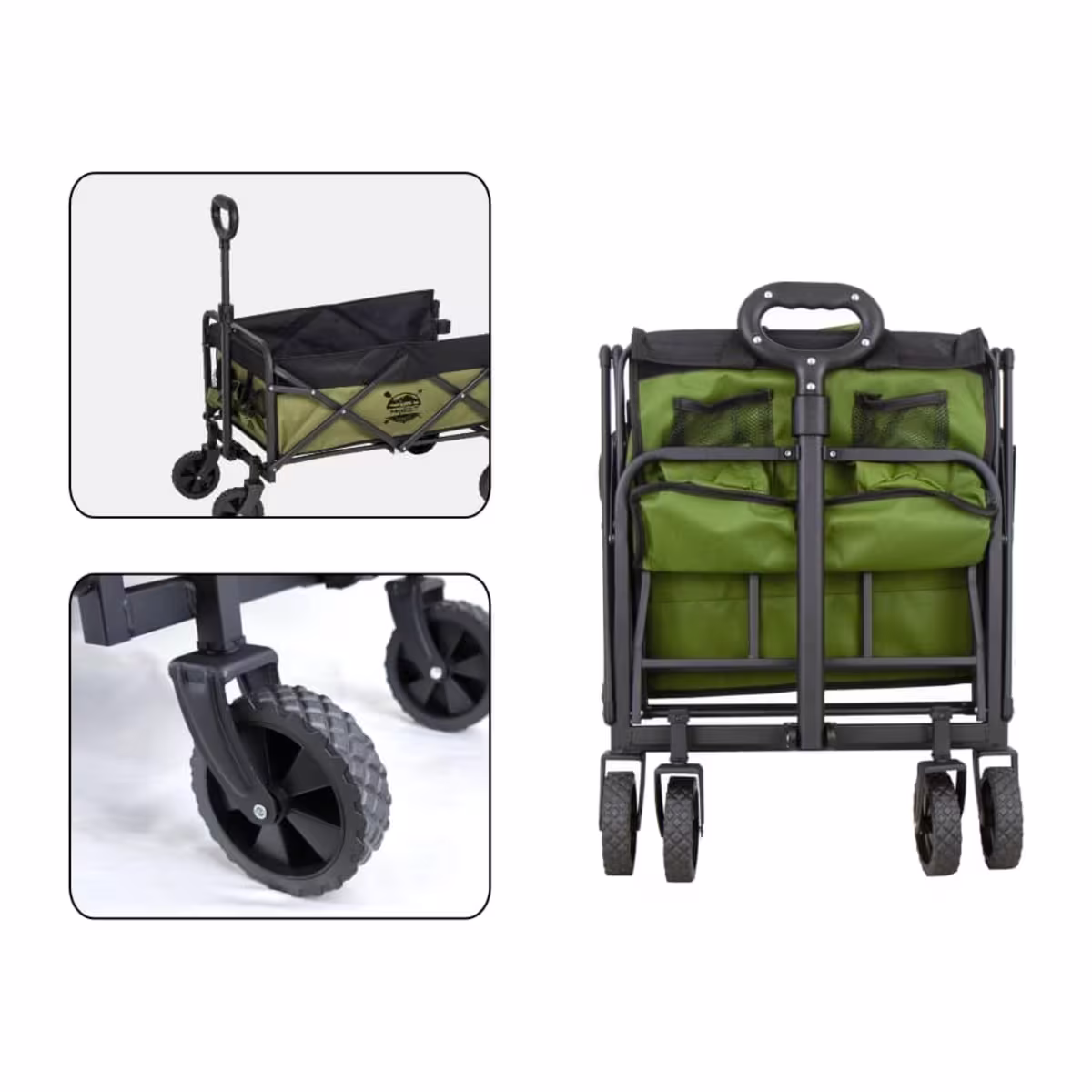Ruedas de PVC de 5 pulgadas del carro de camping MaxGo