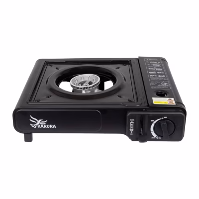 Cocina portátil a gas dual butano y propano con maletín para camping